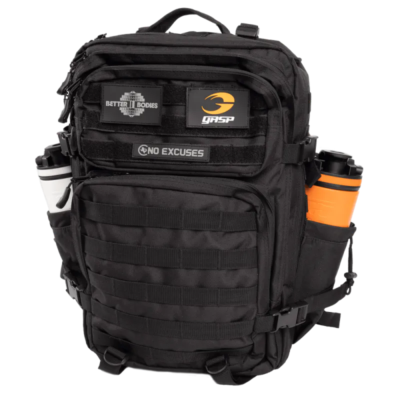Tactical BackPack, svart ryggsekk