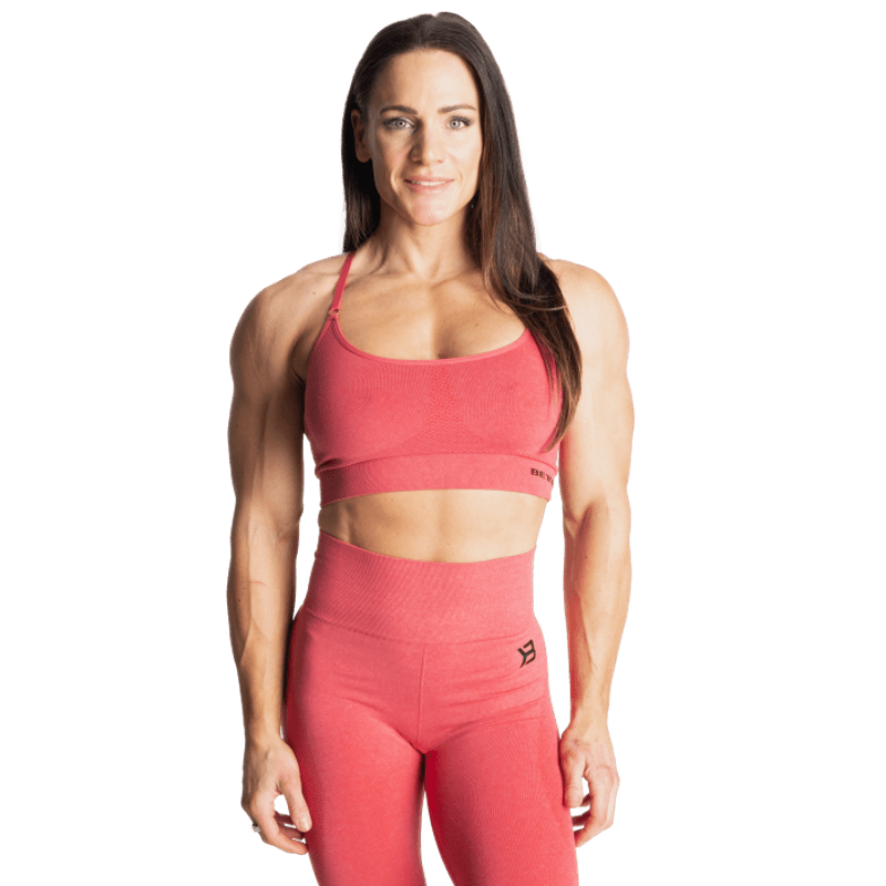 Better Bodies Astoria Seamless Short Bra, rød 