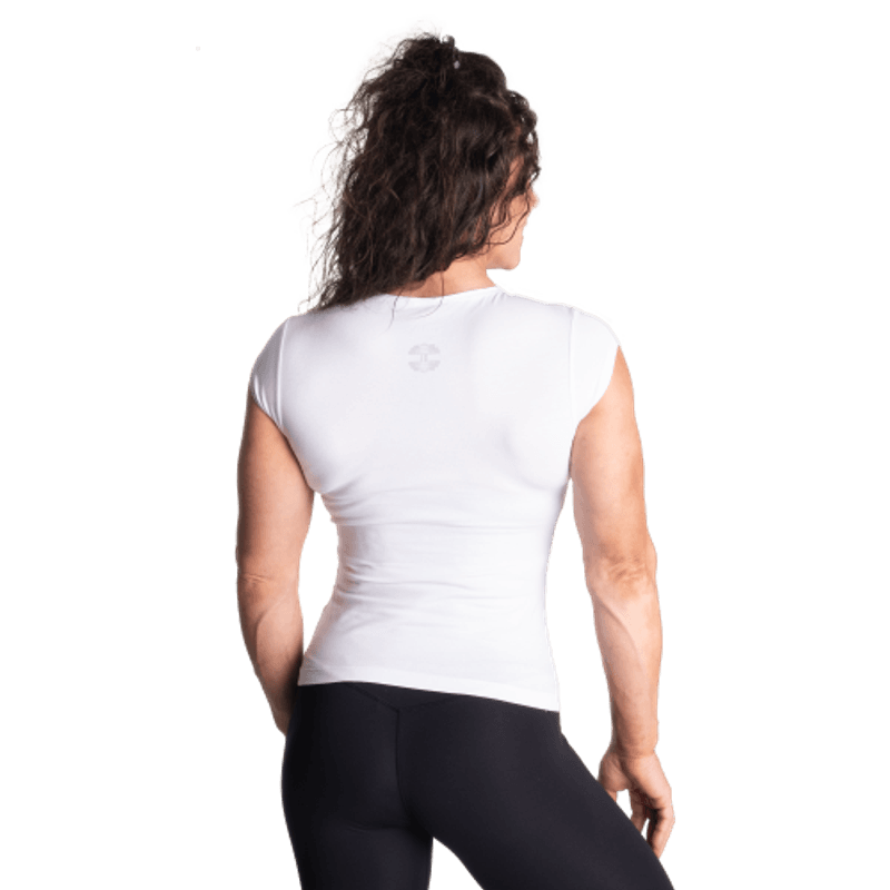 Better Bodies Raw Energy Tee, hvit t-skjorte 