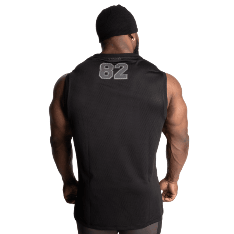 Better Bodies Iron Mesh Tank, svart singlet 