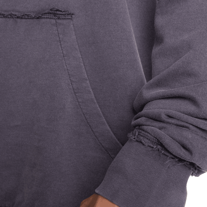 Better Bodies Washed Hoodie, mørk blå hettegenser 