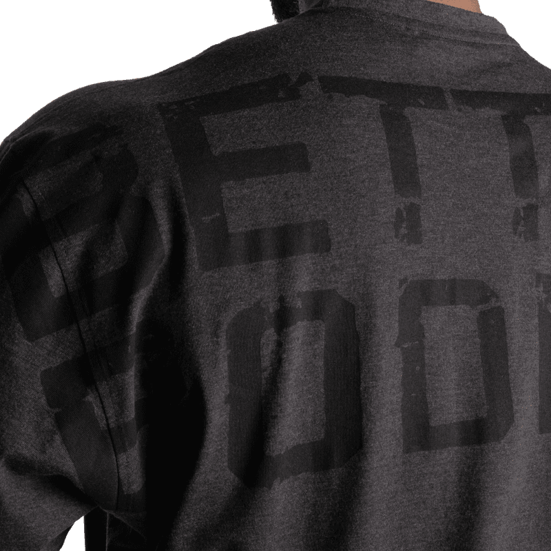Better Bodies Union Iron Tee, mørk grå t-skjorte 