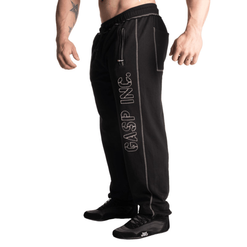 GASP Division Sweatpant, svart treningsbukse