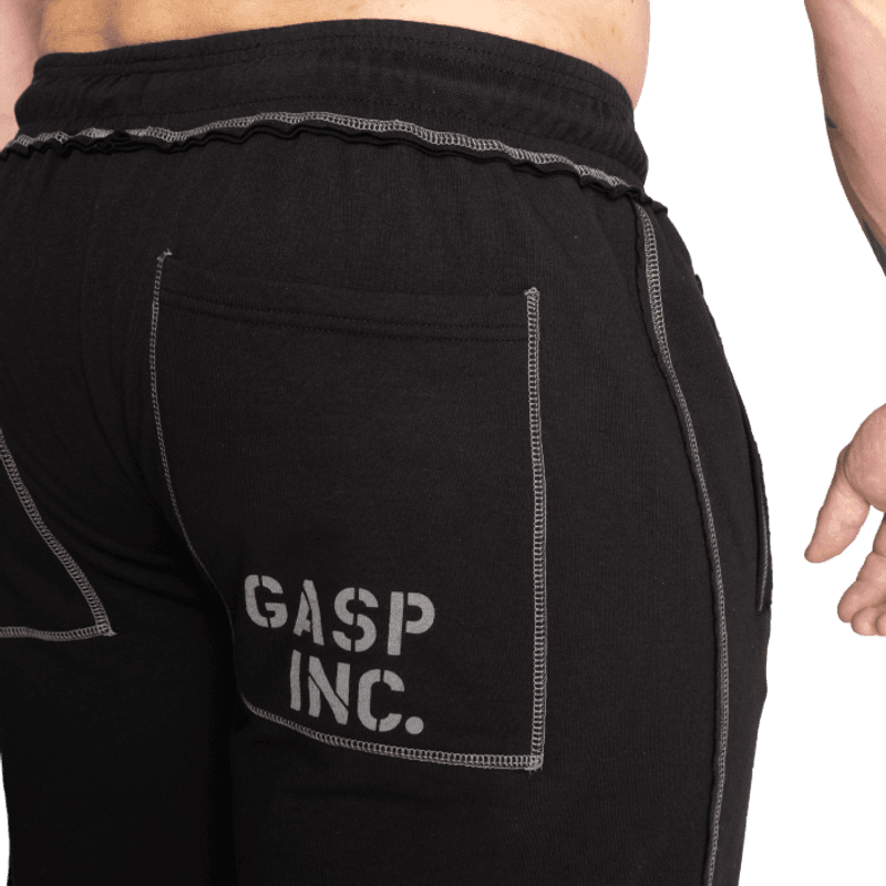Gasp Division Sweatshorts, svart shorts