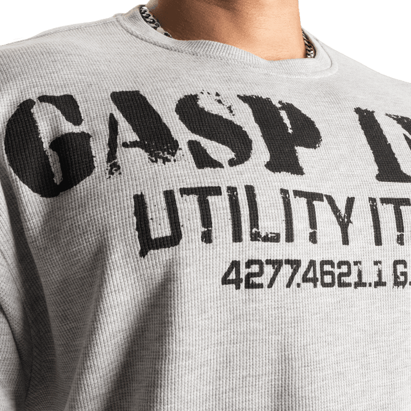 Gasp Iron Thermal Tee, gråmelert t-skjorte