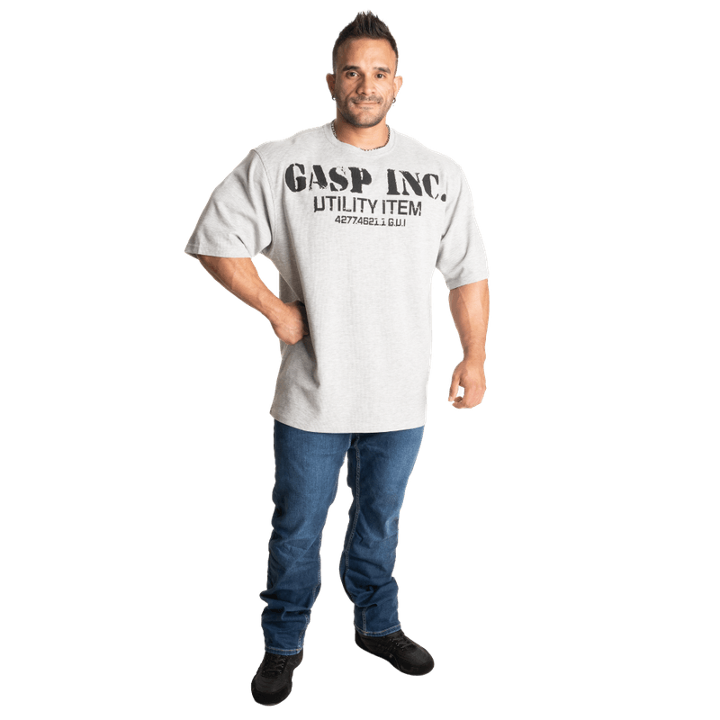 Gasp Iron Thermal Tee, gråmelert t-skjorte