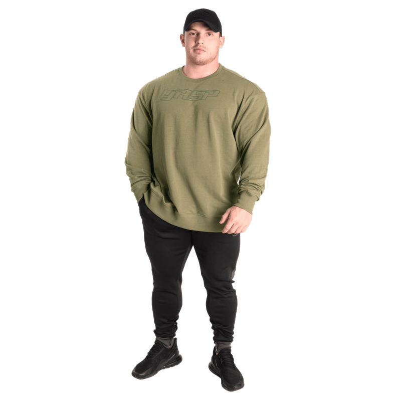 GASP Division Crewneck, grønn genser