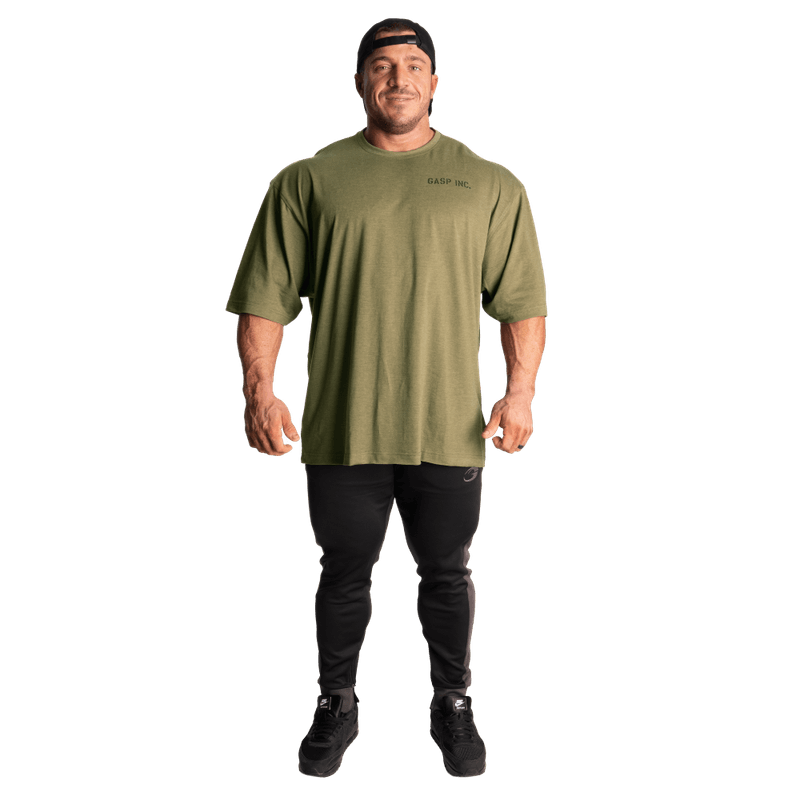 Gasp Division Iron Tee, grønn t-skjorte