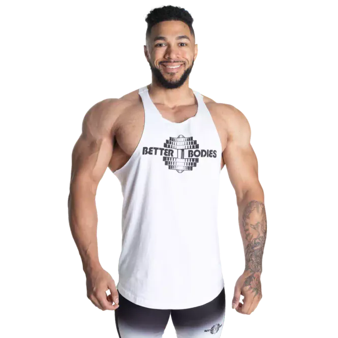 Hovedbilde Better Bodies Team BB Stringer V2, hvit singlet 