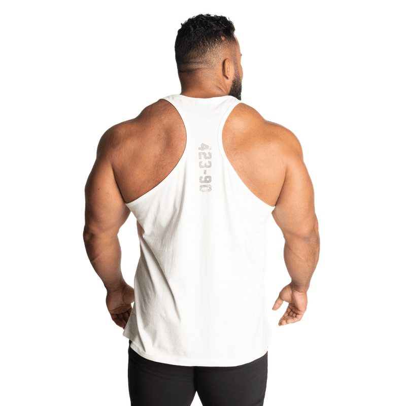 GASP Throwback Tank, off white singlet
