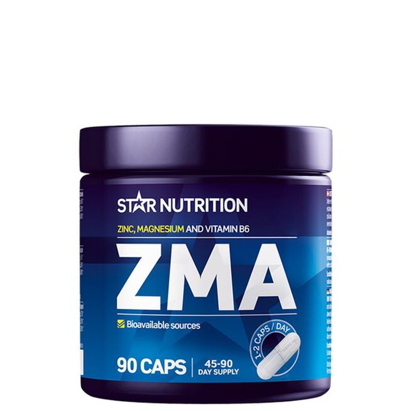 Star Nutrition ZMA,  90 kapsler