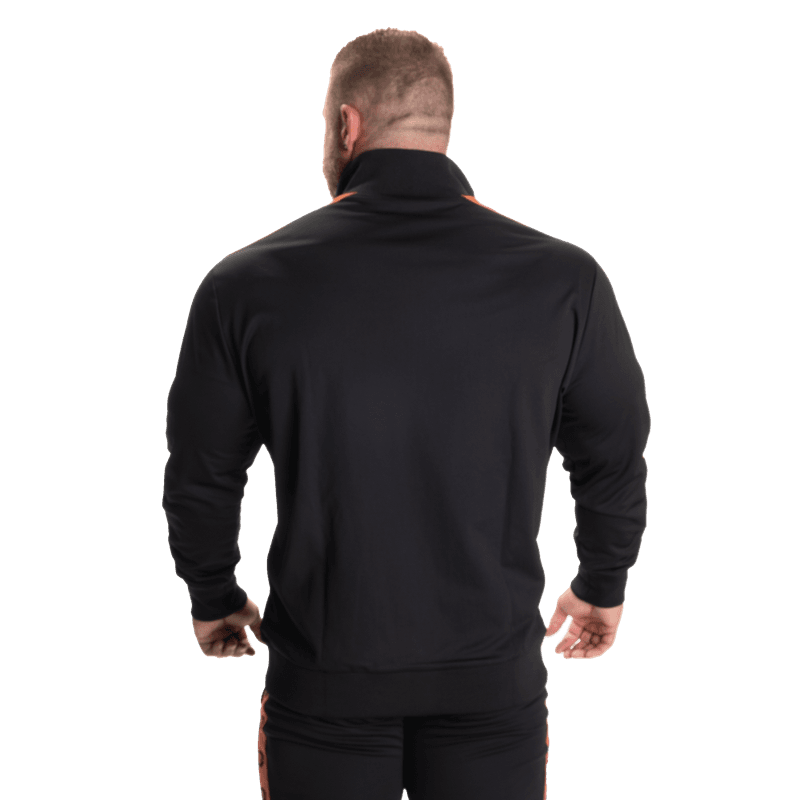 GASP Track Suit Jacket, svart/oransje treningsjakke