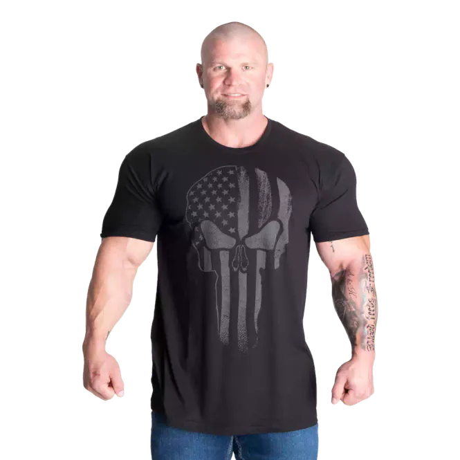 Hovedbilde Gasp Skull Standard Tee, svart t-skjorte