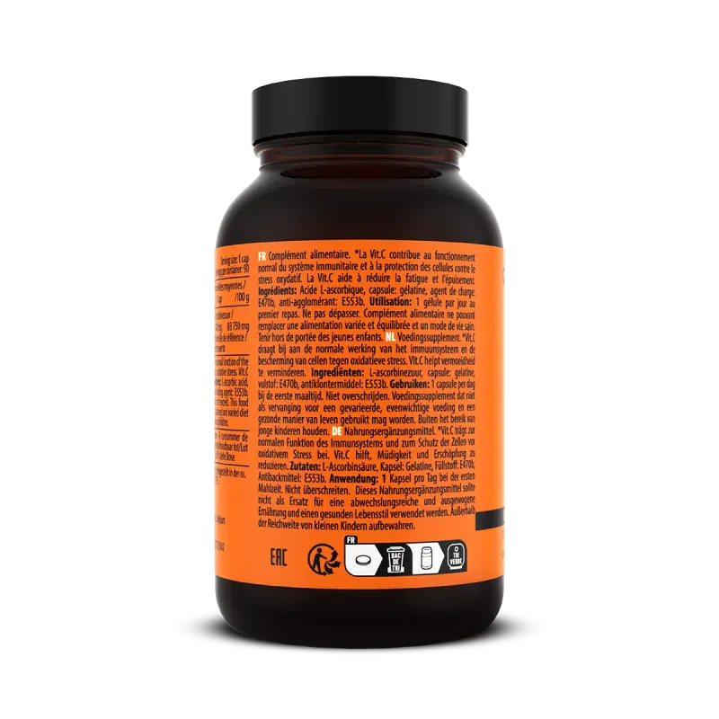 QNT Vitamin C 1000 mg, 90 kapsler C-vitamin
