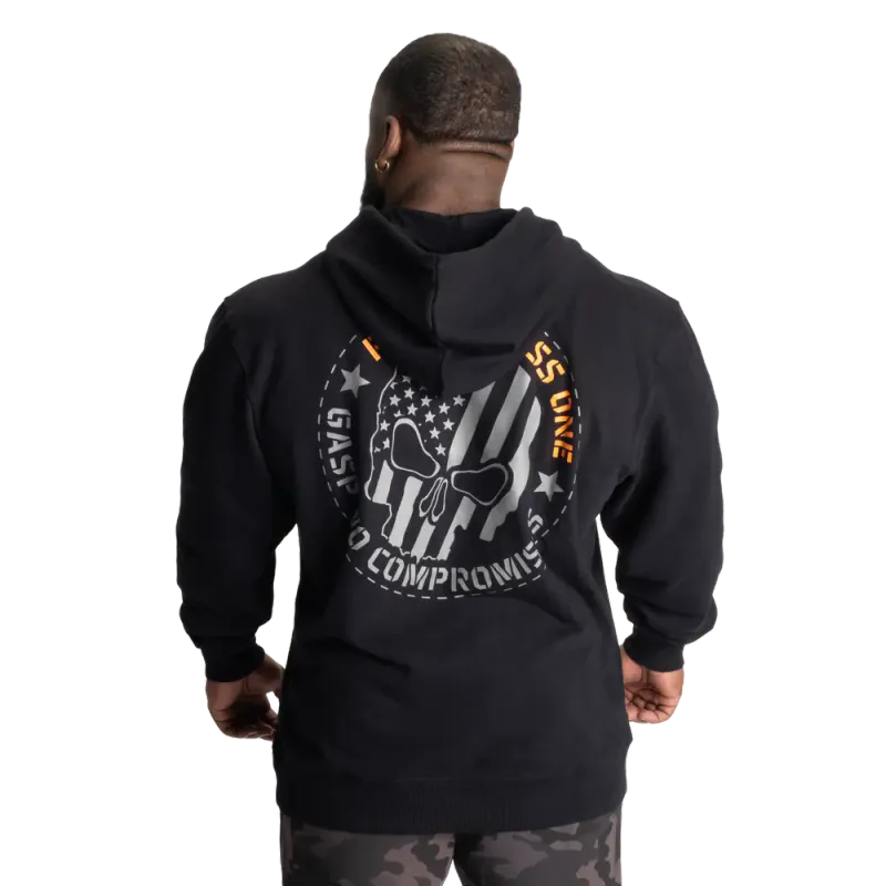 Gasp Relentless 1 Classic Hood, svart hettegenser