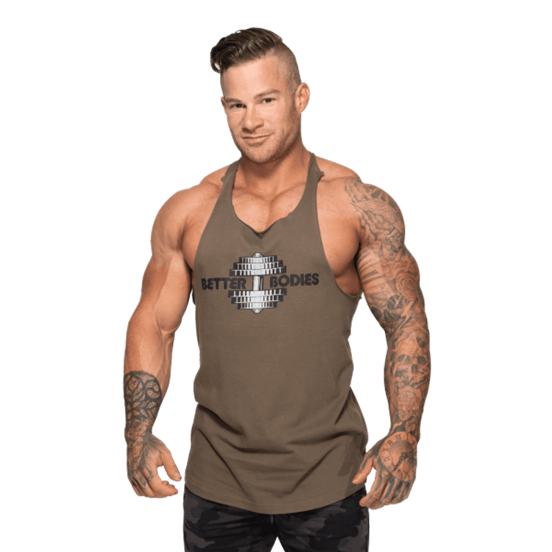 Better Bodies Team BB Stringer V2, grønn singlet 