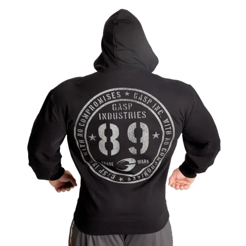 Gasp Inc Classic Hoodie, svart hettejakke