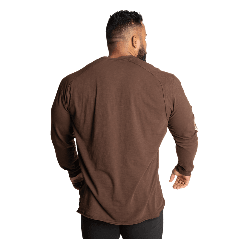 Gasp Throwback LS Tee, timber genser