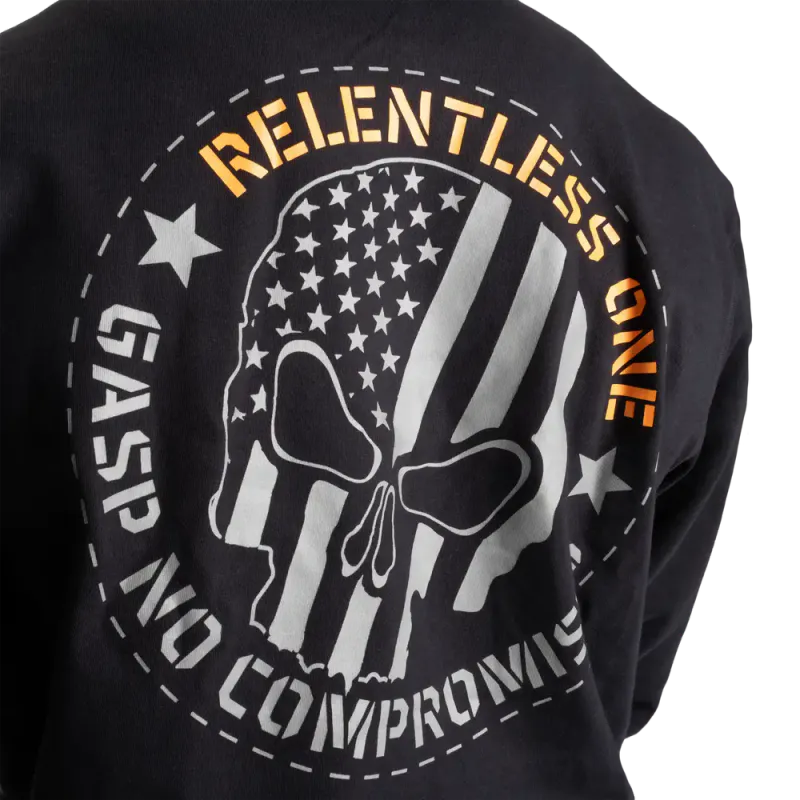 Gasp Relentless 1 Classic Hood, svart hettegenser