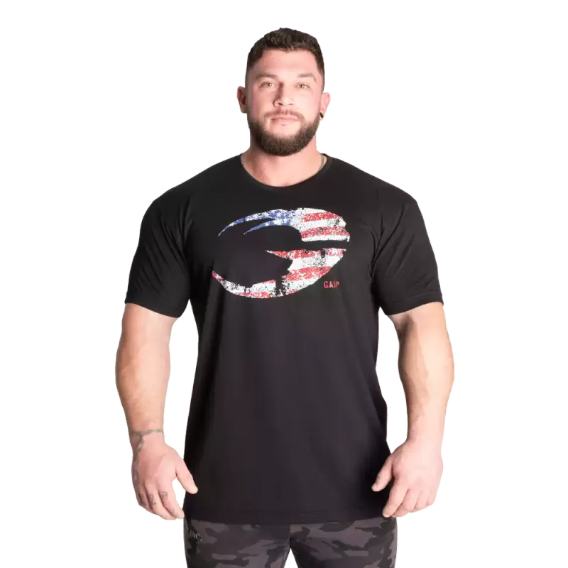 Gasp USA Standard Tee, svart t-skjorte