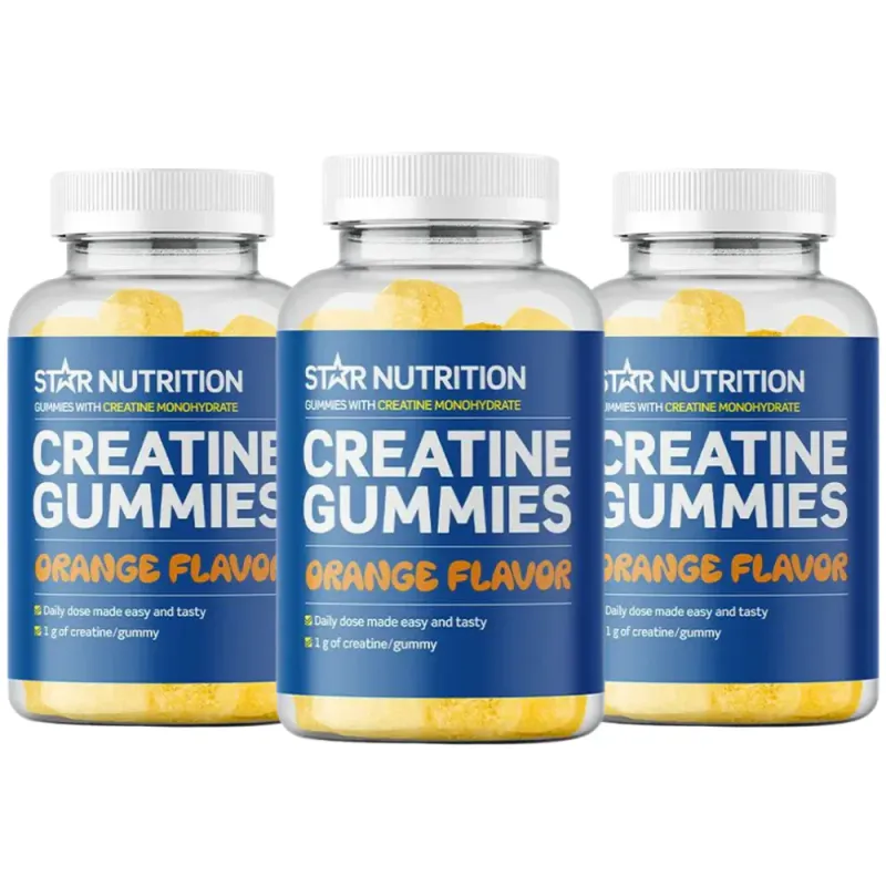 3 x Creatine Gummies, 75 stk