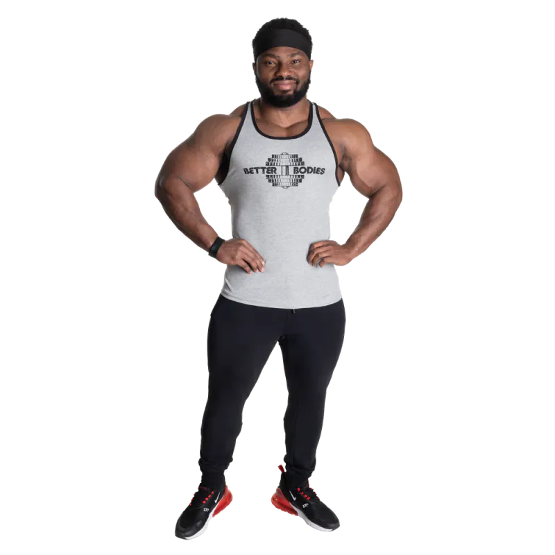 Better Bodies Dumbbell T-back, grå singlet