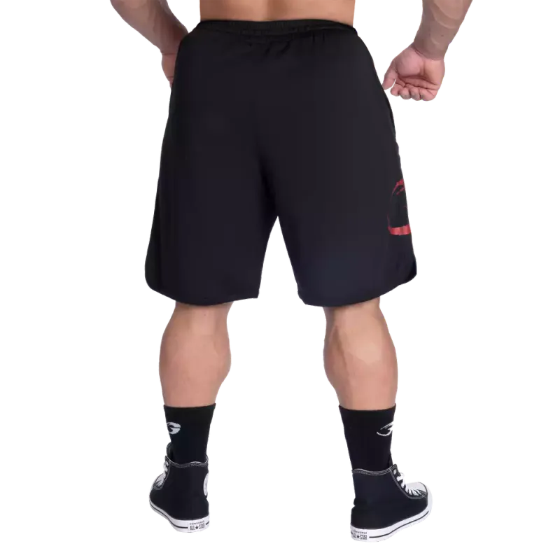 Gasp Inc Mesh Shorts, svart/rød shorts