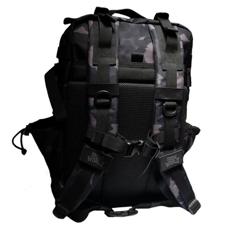Tactical Backpack, mørk camo ryggsekk