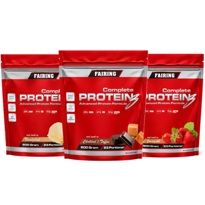 Hovedbilde 3 x Complete Protein 800g, 50% whey & 50% kasein