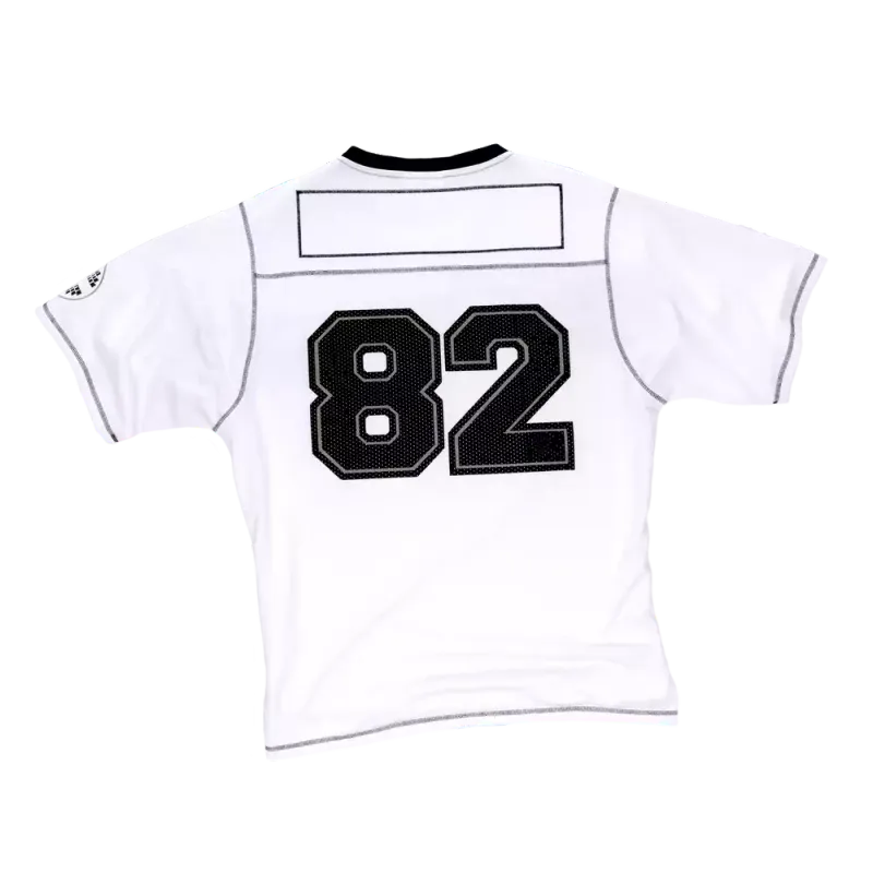 Better Bodies BB Football Tee, hvit t-skjorte 