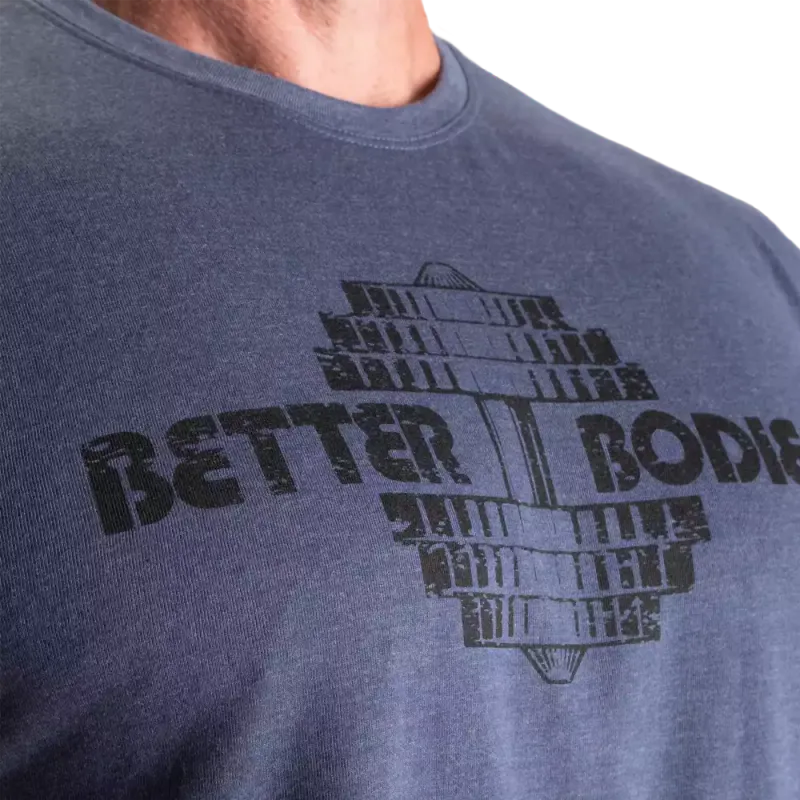Better Bodies Recruit T-Shirt, blå t-skjorte