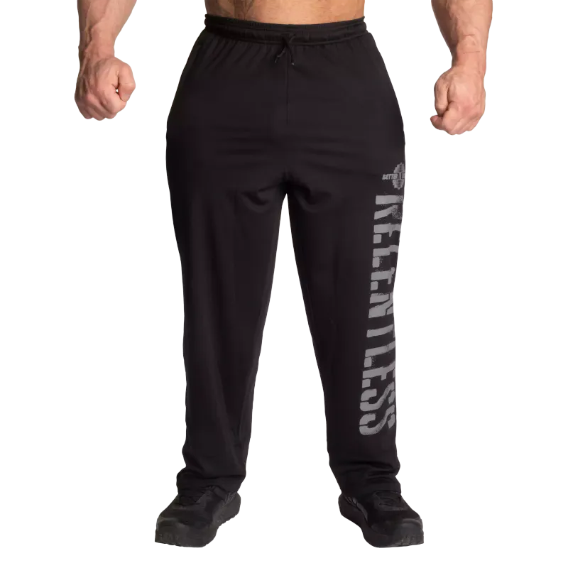 Better Bodies Relentless Mesh Pant, svart treningsbukse