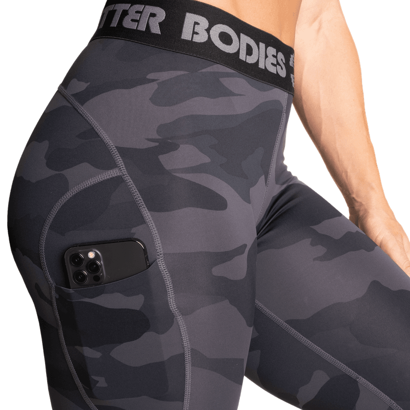 Better Bodies Highbridge Leggings V2, mørk camo tights