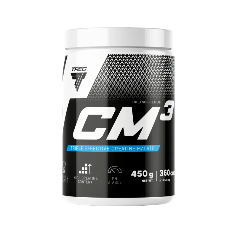 Trec CM3 Tri-Creatine 360 kapsler, kreatin