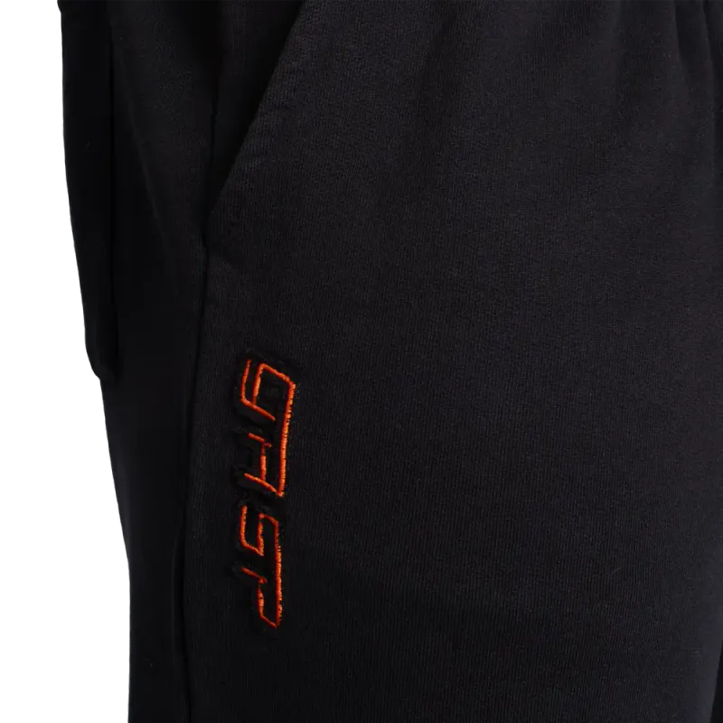 Gasp Baggy Street Pants, svart/oransje treningsbukse