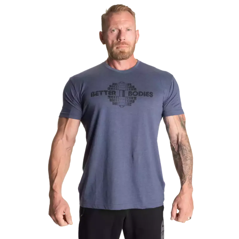 Better Bodies Recruit T-Shirt, blå t-skjorte