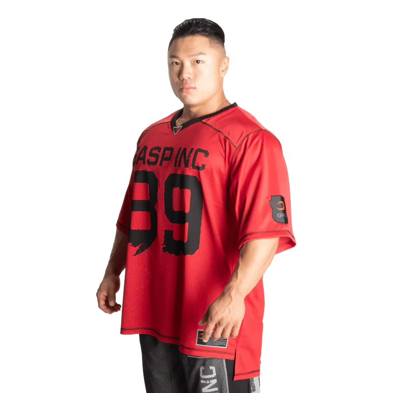 Gasp No1 Football Tee, rød t-skjorte