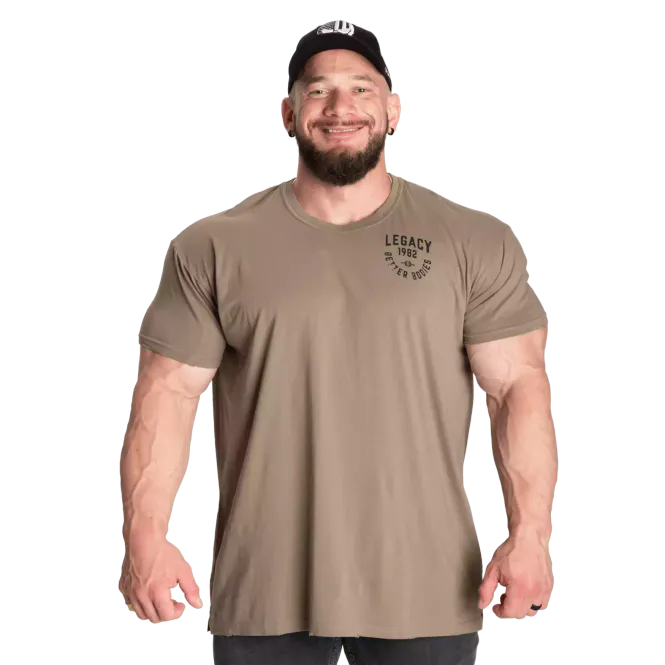 Hovedbilde Better Bodies Legacy Street Tee, grønn t-skjorte