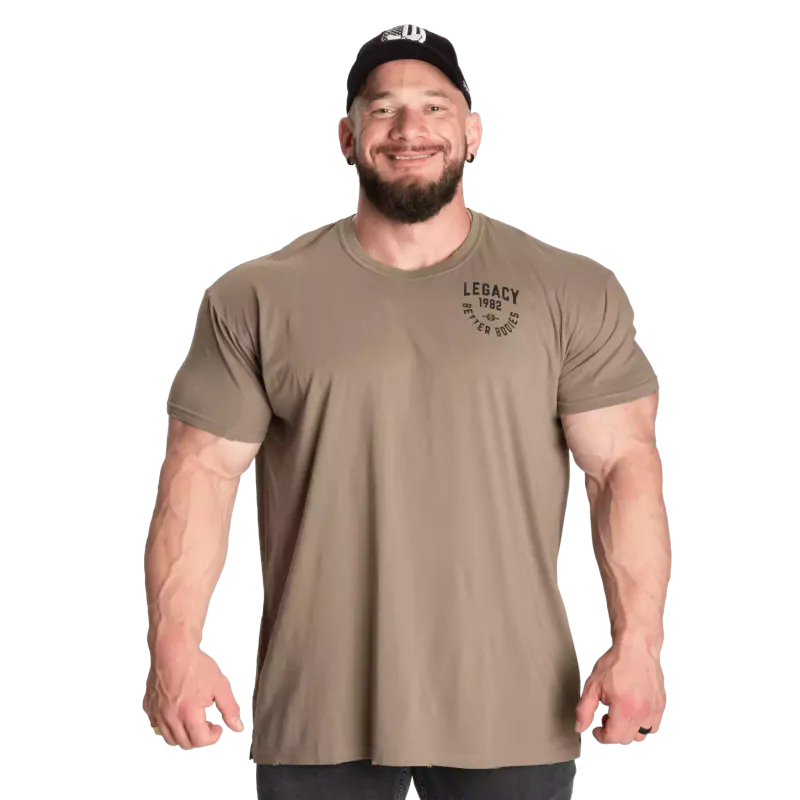 Better Bodies Legacy Street Tee, grønn t-skjorte