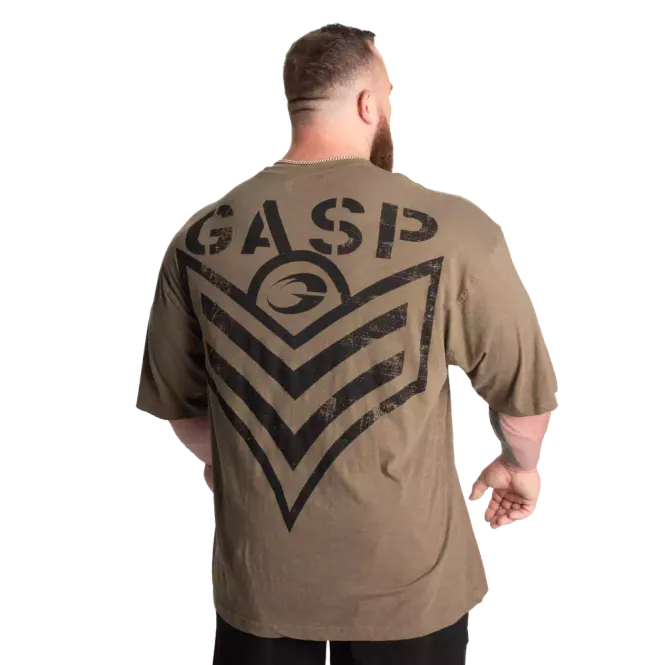 Hovedbilde GASP Slub Iron Tee, grønn t-skjorte