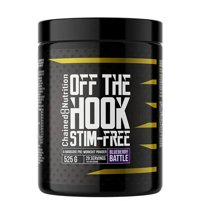 3 x Off The Hook Stim Free PWO 525 g, Pre Workout