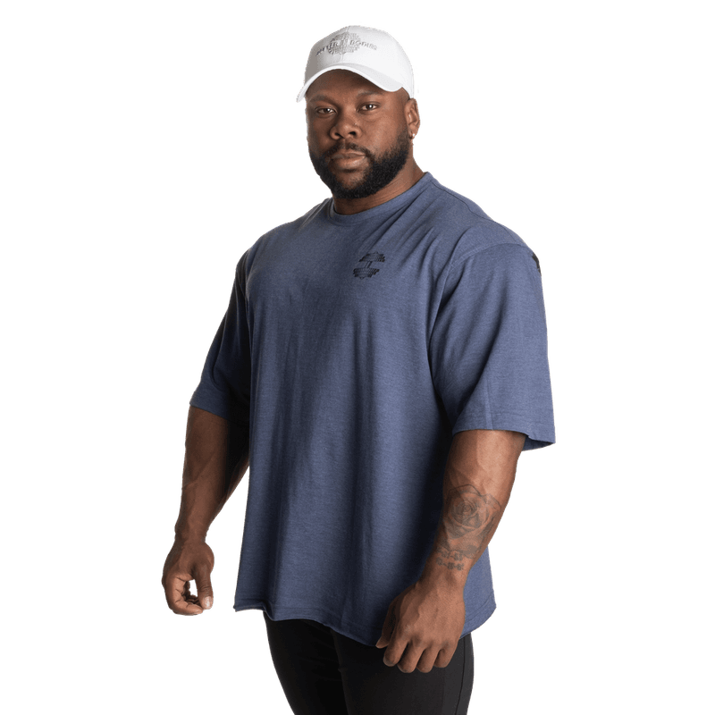 Better Bodies Union Iron Tee, blå t-skjorte