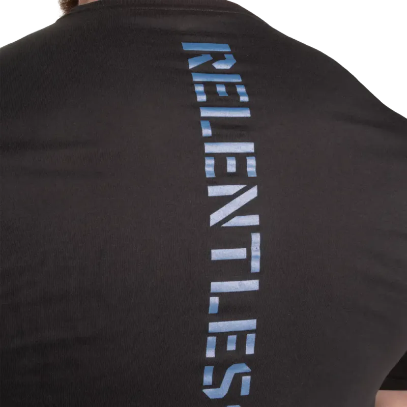 Gasp Relentless One, svart/blå t-skjorte