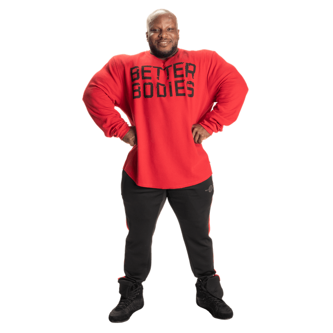 Hovedbilde Better Bodies Thermal Sweater, rød genser 