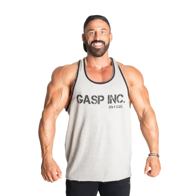 Hovedbilde Gasp Division Jersey Tank, grå/svart singlet