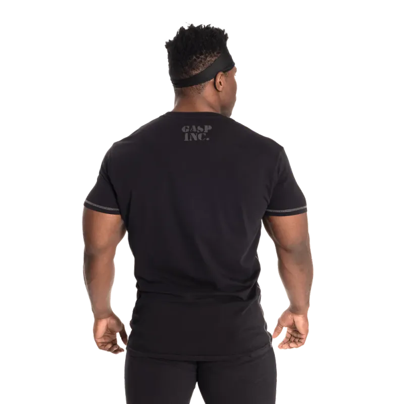 GASP Basic Utility Tee, svart t-skjorte