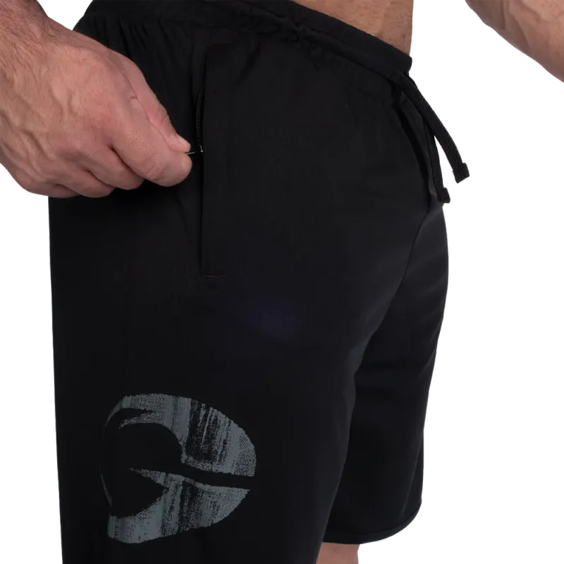 Gasp Inc Mesh Shorts, svart/grå treningsshorts