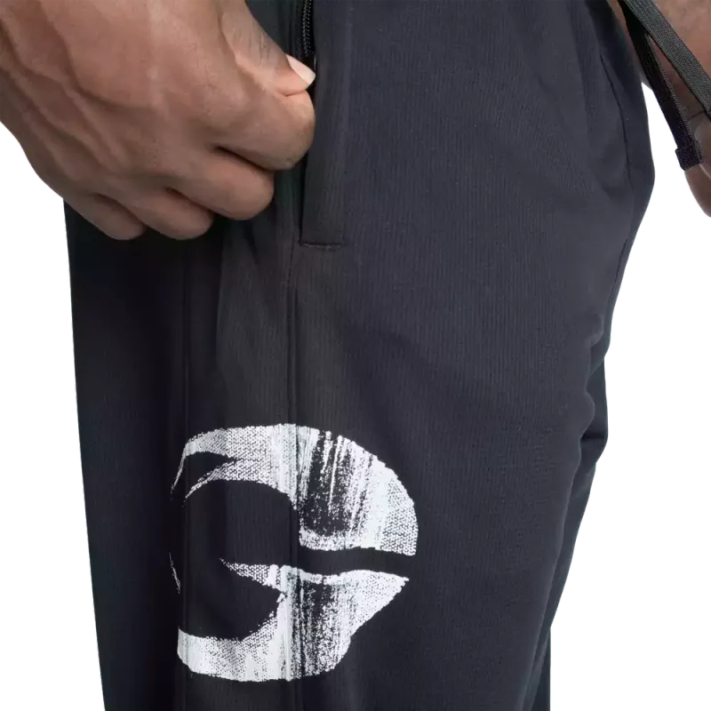 Gasp Inc Mesh Pant, svart/hvit treningsbukse