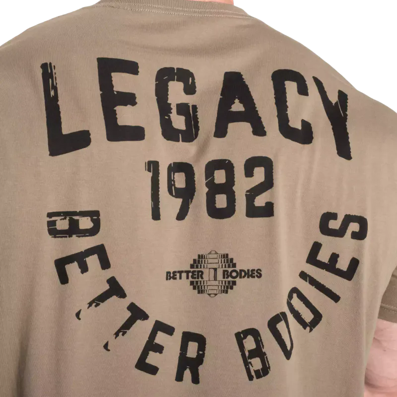 Better Bodies Legacy Street Tee, grønn t-skjorte