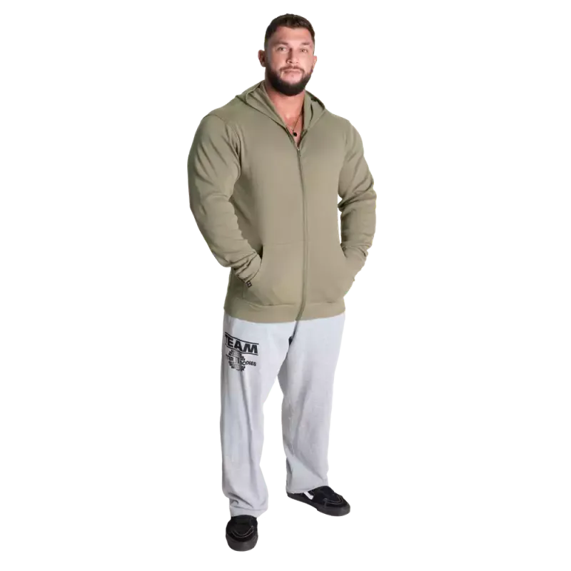 Better Bodies Light Zip Hoodie, grønn hettejakke